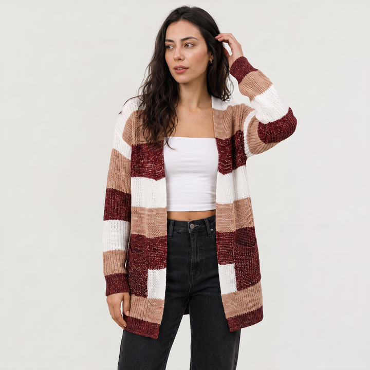 Women's Lightweight Knit Open-Front Cardigan