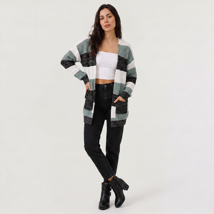 Women's Lightweight Knit Open-Front Cardigan