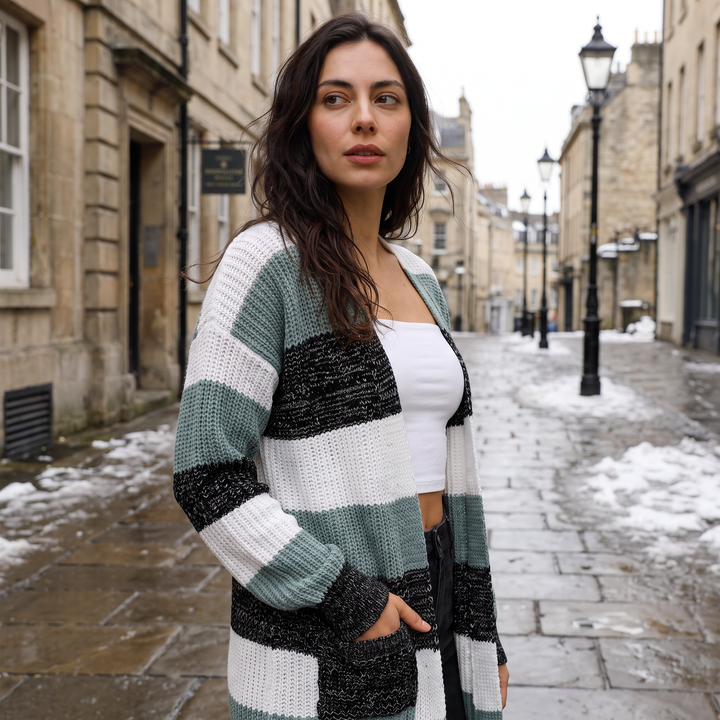 Women's Lightweight Knit Open-Front Cardigan