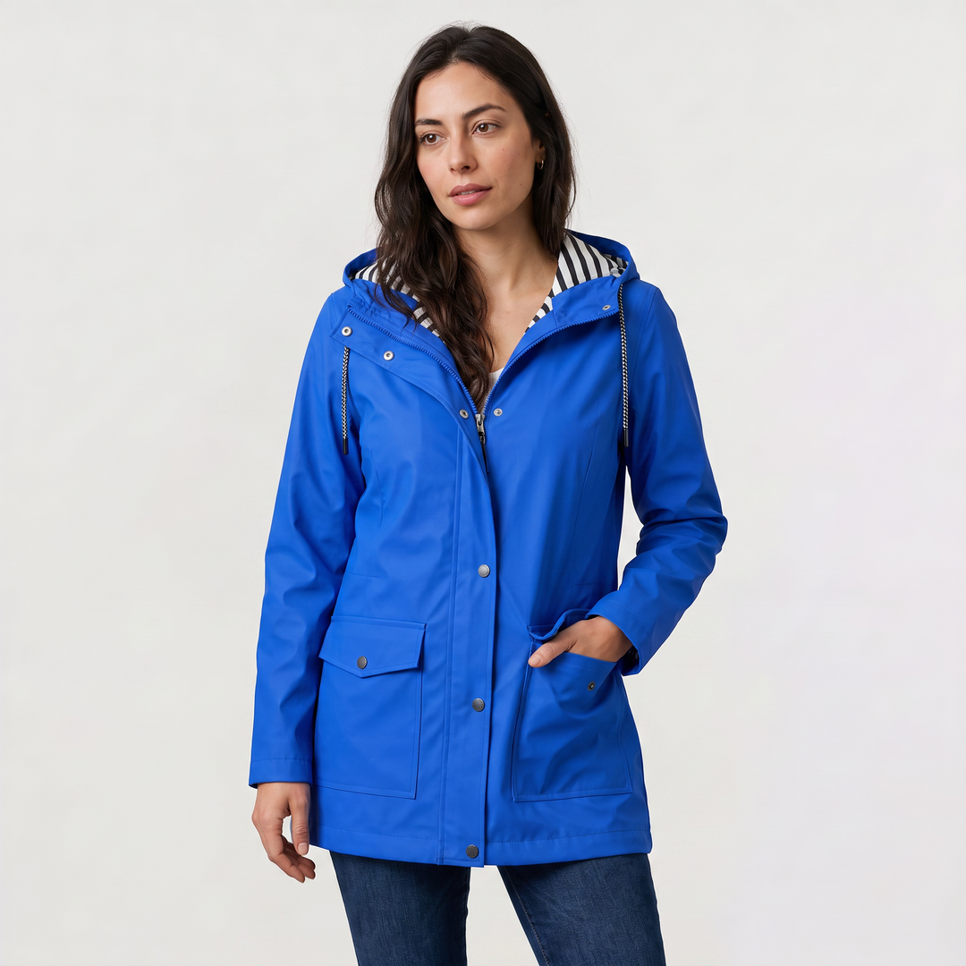 Women's Waterproof Hooded Rain Jacket
