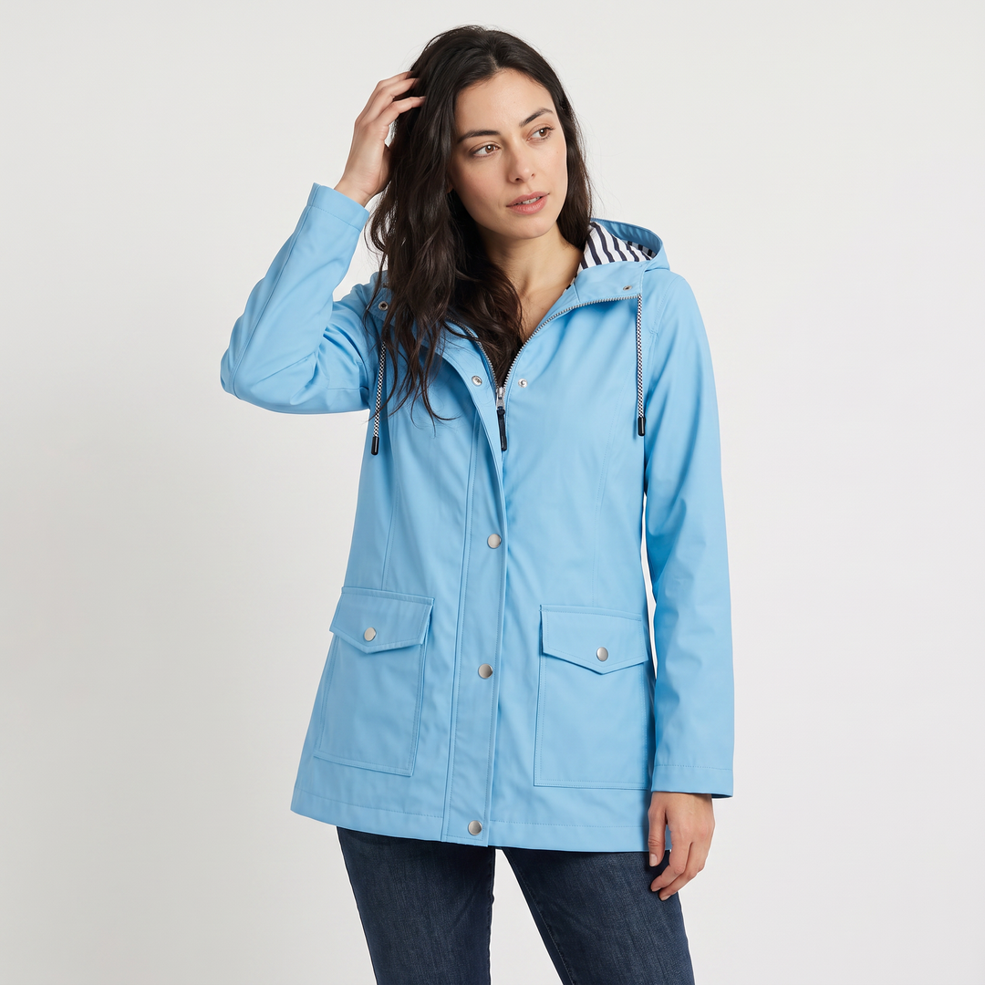 Women's Waterproof Hooded Rain Jacket