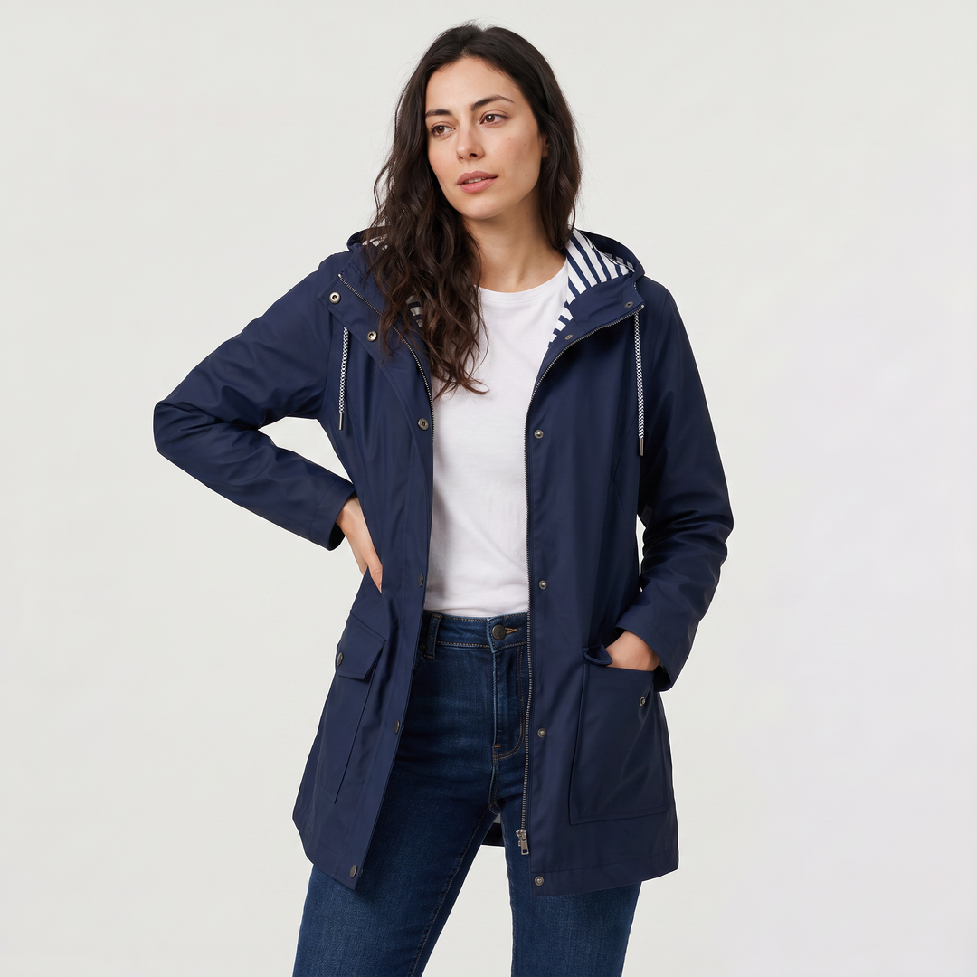 Women's Waterproof Hooded Rain Jacket