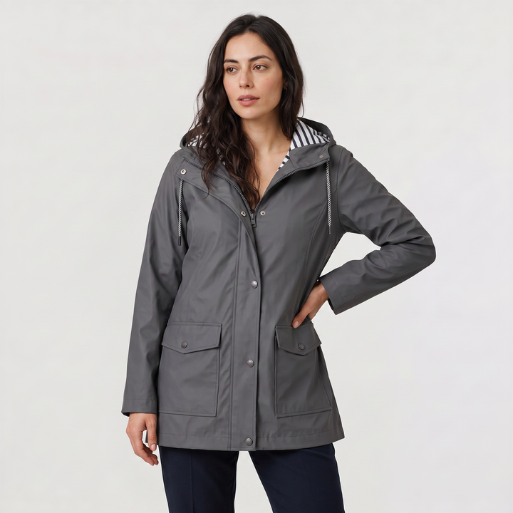 Women's Waterproof Hooded Rain Jacket