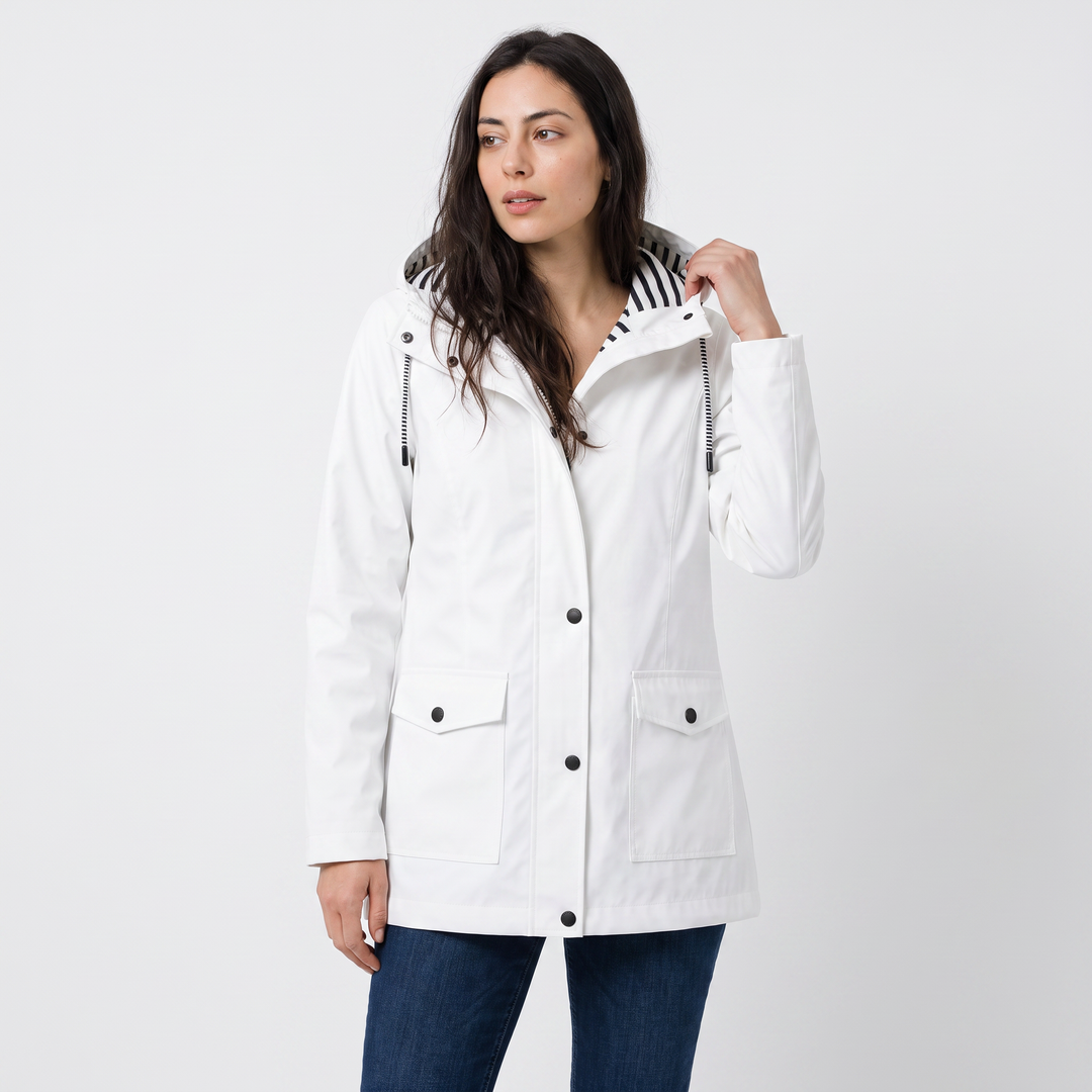 Women's Waterproof Hooded Rain Jacket
