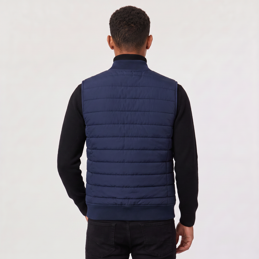 Men's Lightweight Quilted Full Zip Bodywarmer Vest