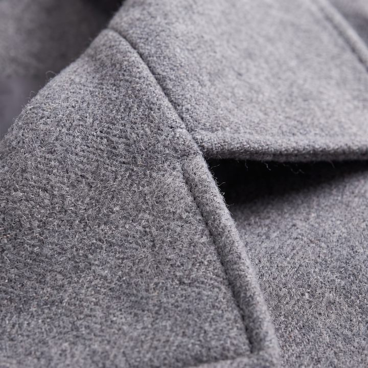 Women's Casual Double-Breasted Oversized Wool Jacket