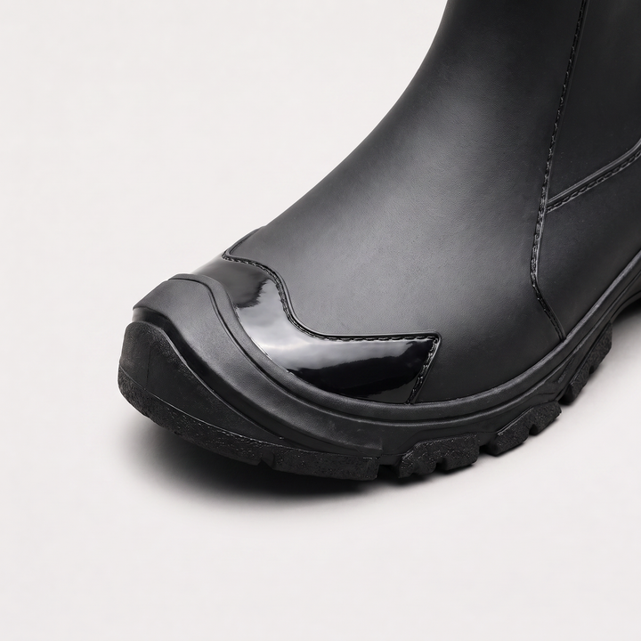 Women's Waterproof Leather Chelsea Ankle Boots