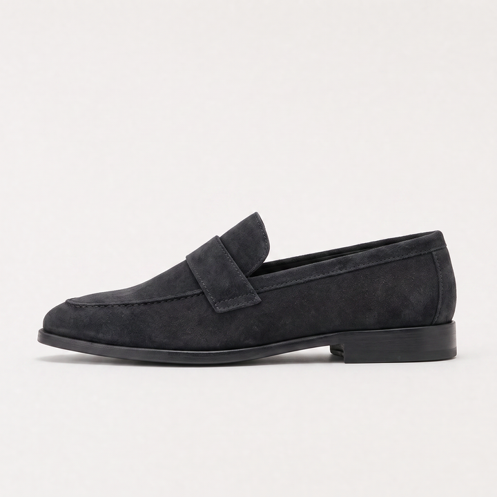 Women's Classic Leather Pointed-Toe Penny Loafers