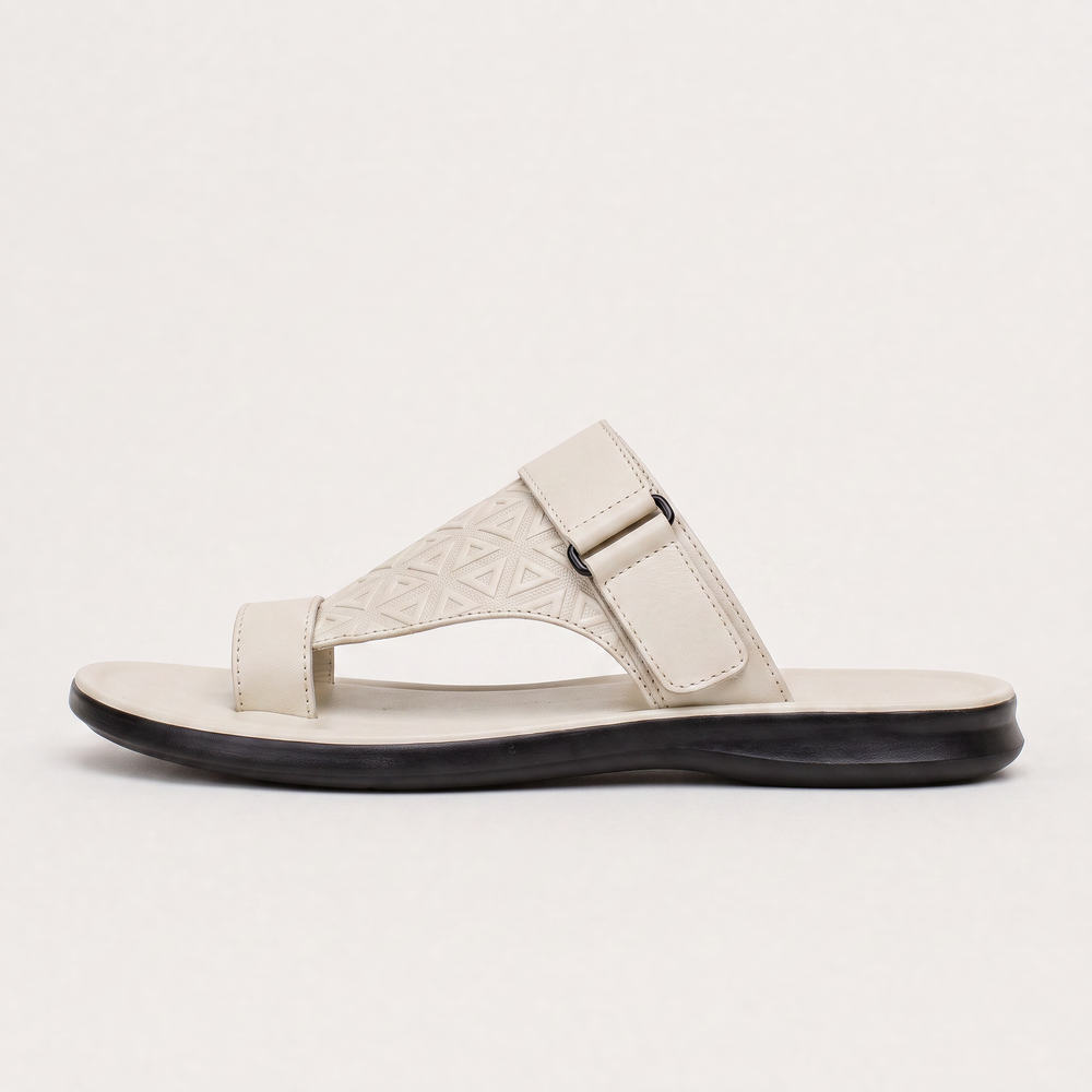 Men's Casual Adjustable Leather Toe-Loop Sandals