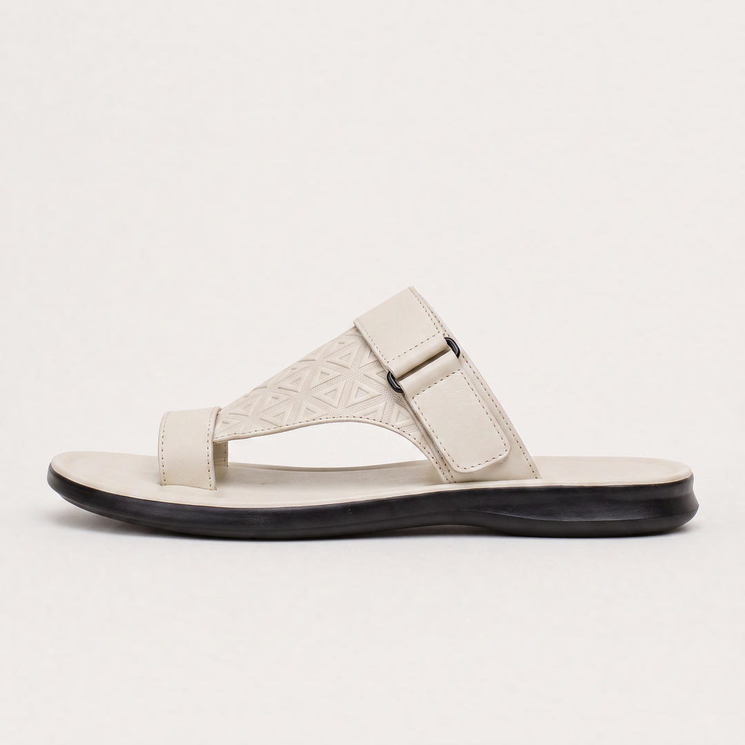 Men's Casual Adjustable Leather Toe-Loop Sandals