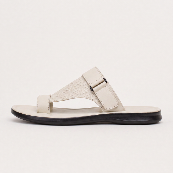 Men's Casual Adjustable Leather Toe-Loop Sandals