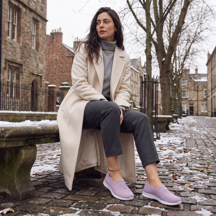 Women's Casual Mesh Slip-On Trainers