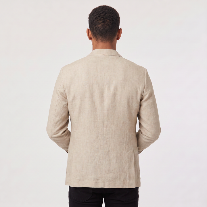 Men's Casual Linen Blend Relaxed Fit Blazer
