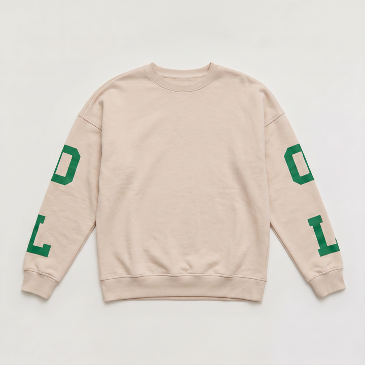 Women's Oversized Cotton Blend Varsity Jumper