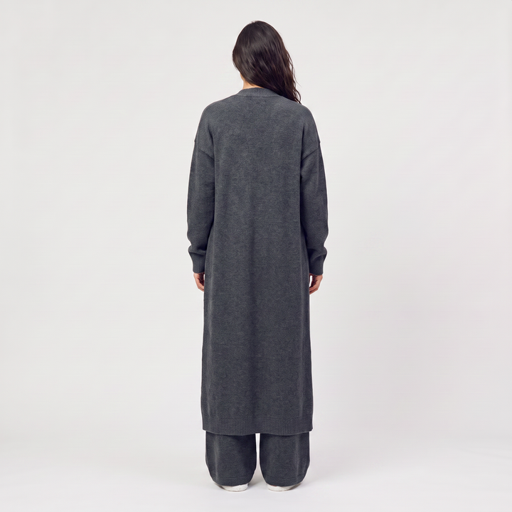 Women's Classic Knitted Three-Piece Cardigan Set