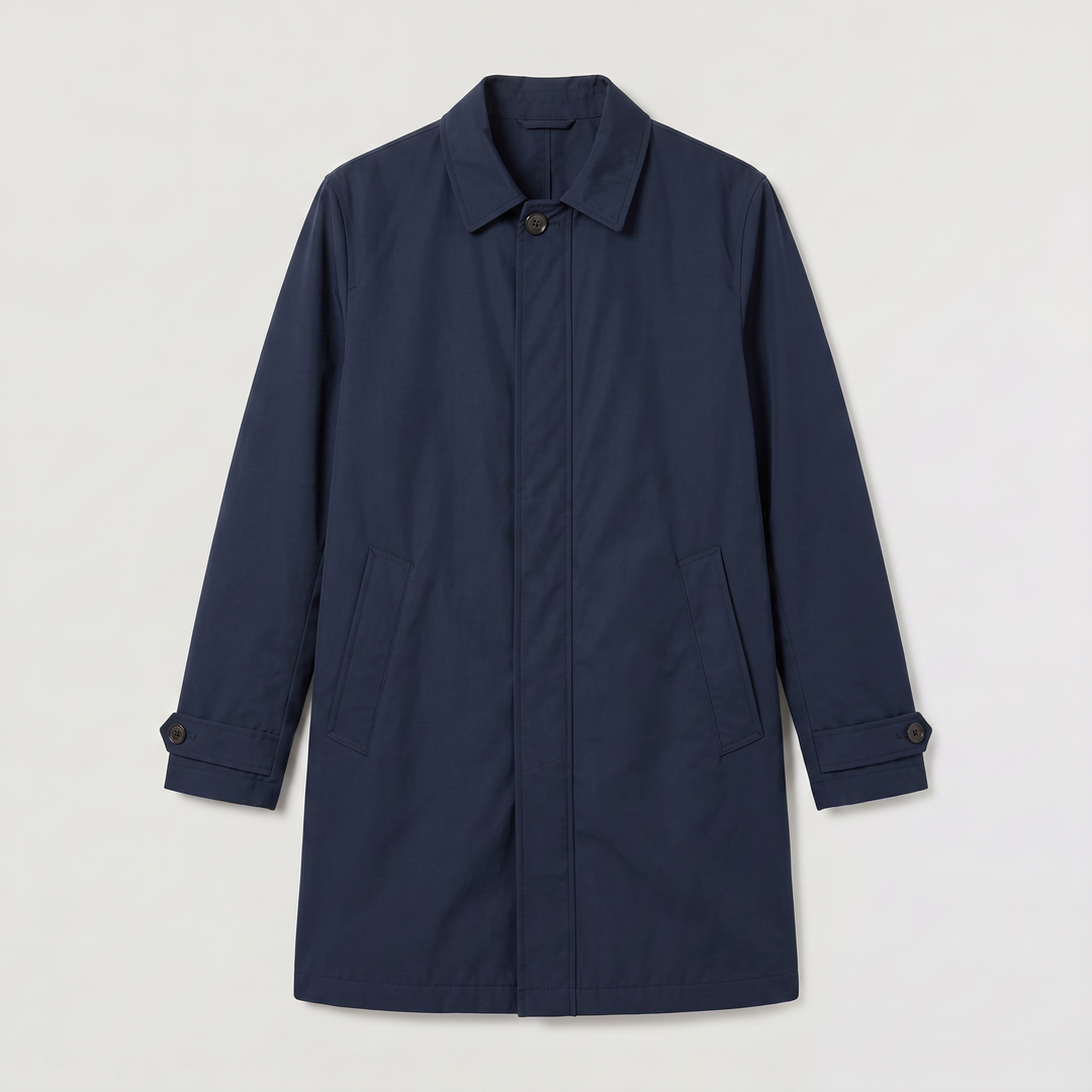 Men's Lightweight Waterproof Cotton Trench Coat