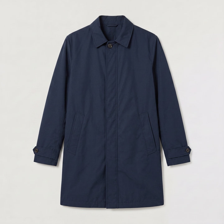 Men's Lightweight Waterproof Cotton Trench Coat