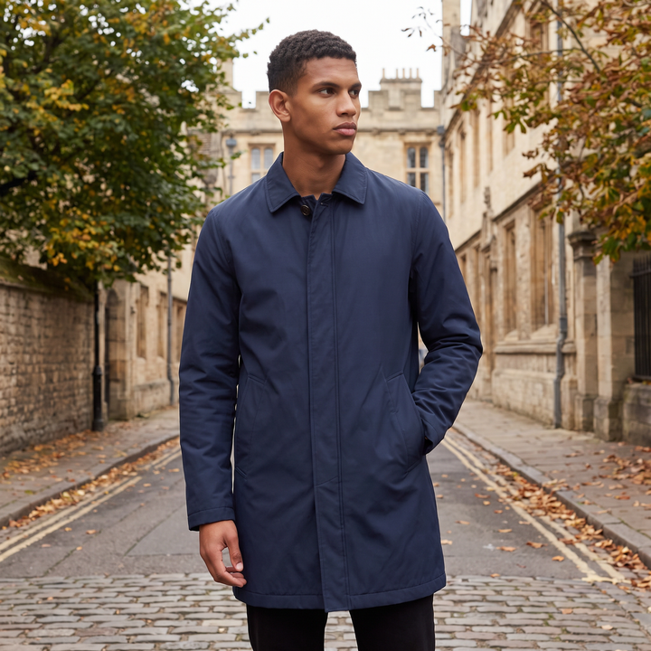 Men's Lightweight Waterproof Cotton Trench Coat