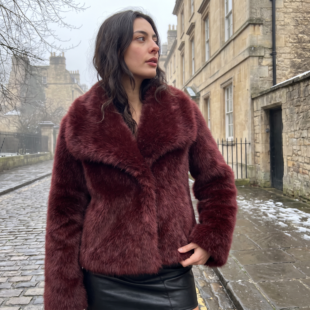 Women's Stylish Faux Fur Coat