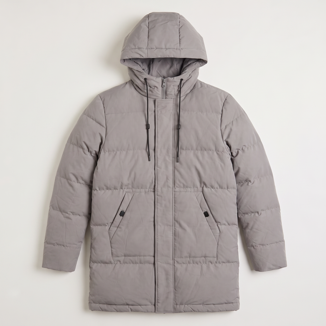 Men's Casual Padded Hooded Winter Parka
