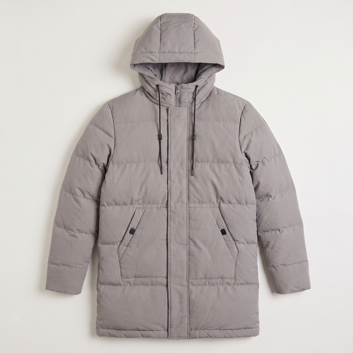 Men's Casual Padded Hooded Winter Parka