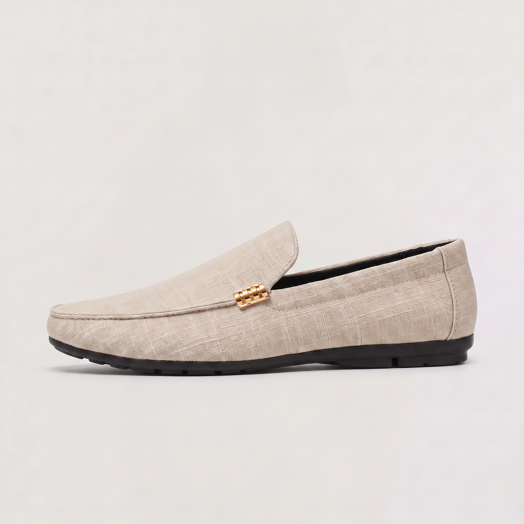 Men's Casual Canvas Textured Slip-On Loafers