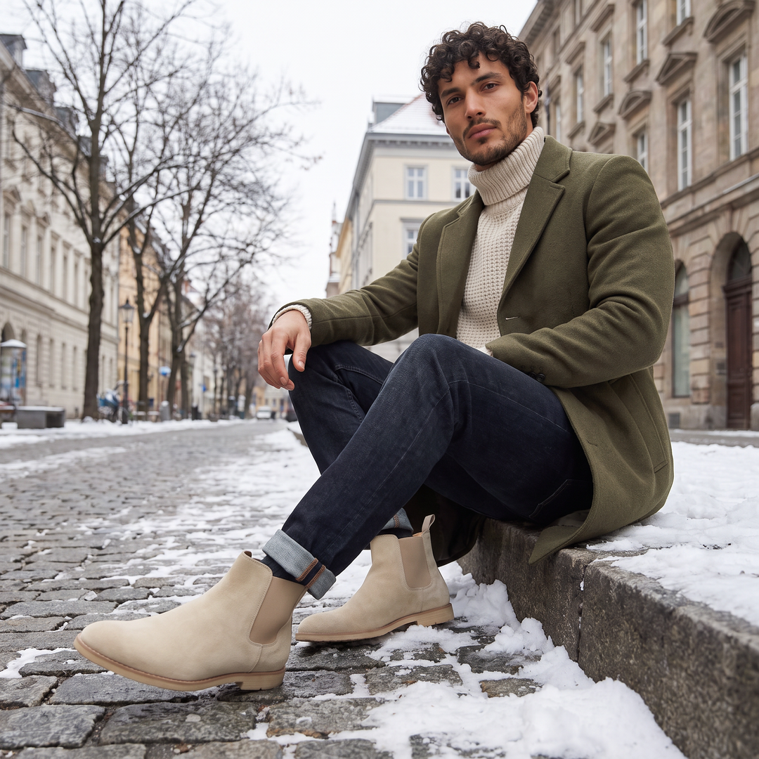 Men's Stylish Suede Chelsea Boots