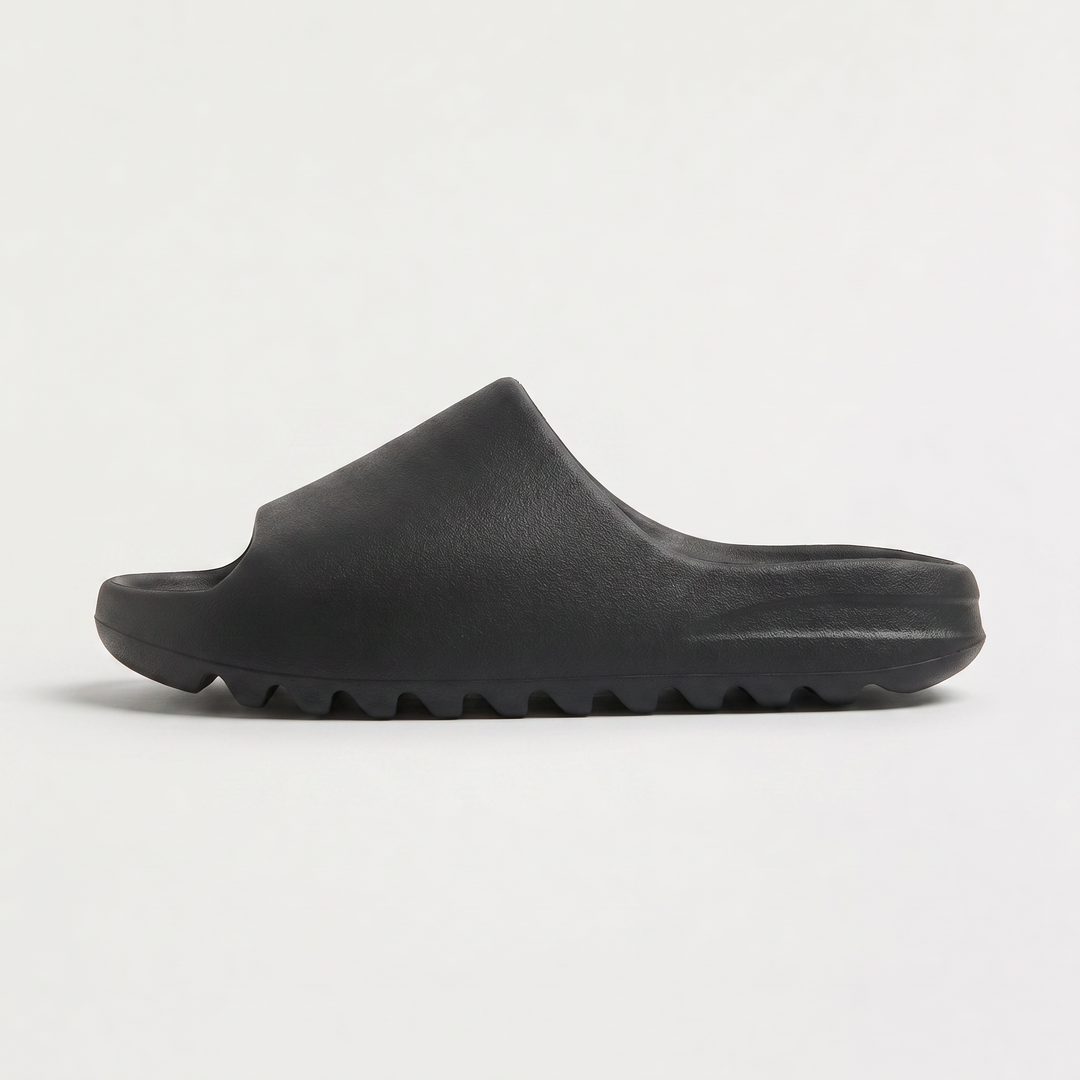 Men's Casual Leather Open-Toe Slide Sandals