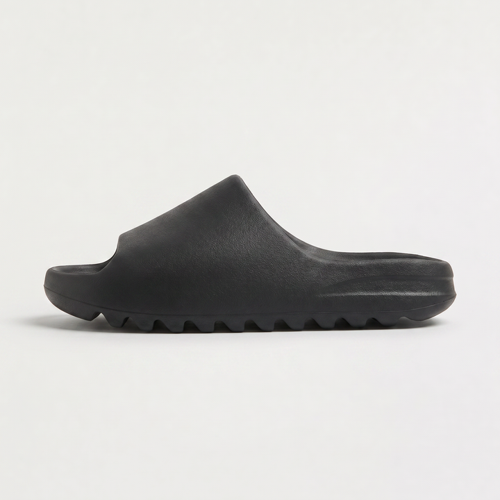 Men's Casual Leather Open-Toe Slide Sandals