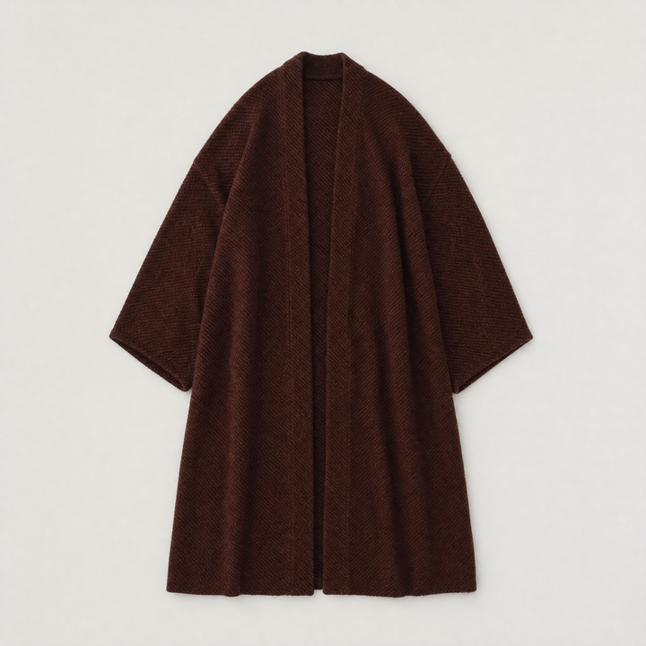 Women's Casual Long Line Knit Open-Front Cardigan