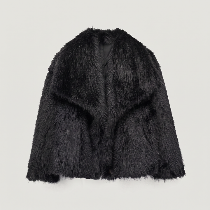 Women's Classic Faux Fur Longline Coat