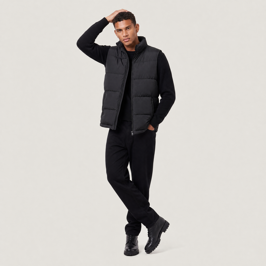 Men's Casual Quilted Puffer Gilet Vest