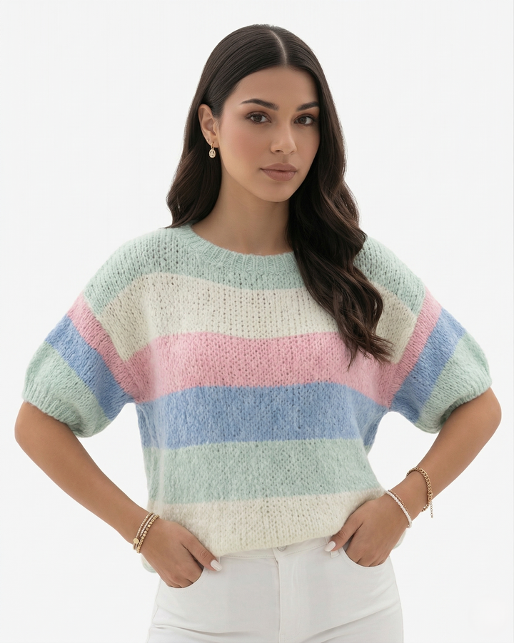 Unisex Knit Sweater Pullover Crew Neck