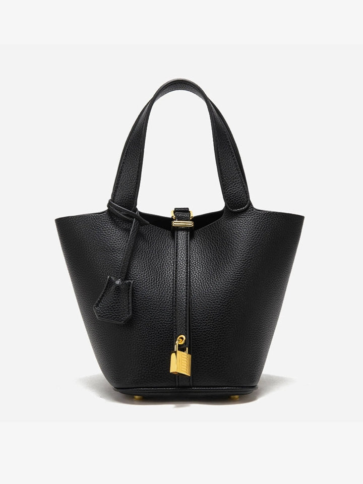 Women's Classic Leather Bucket Bag