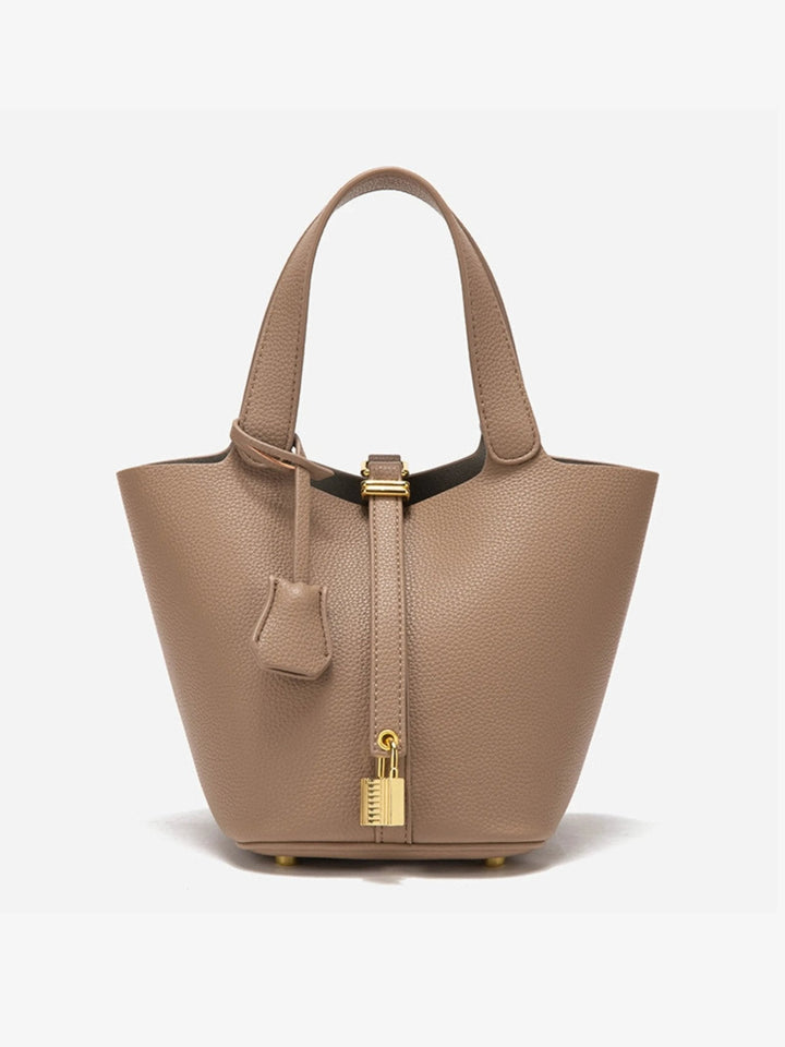Women's Classic Leather Bucket Bag