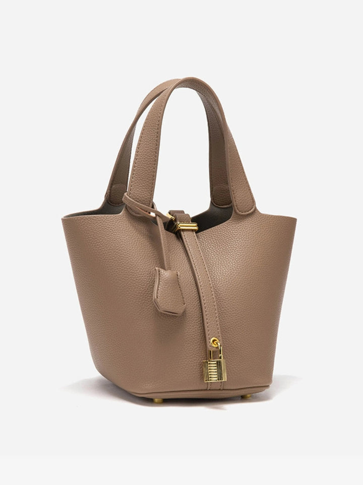 Women's Classic Leather Bucket Bag