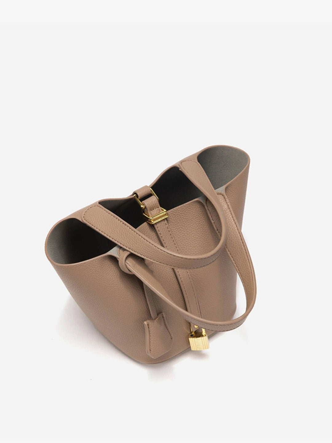Women's Classic Leather Bucket Bag