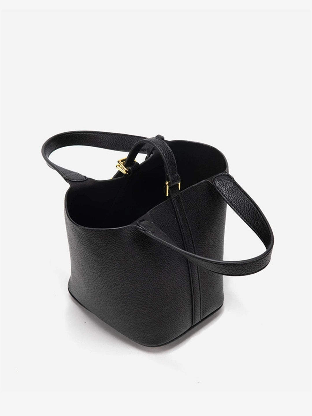 Women's Classic Leather Bucket Bag
