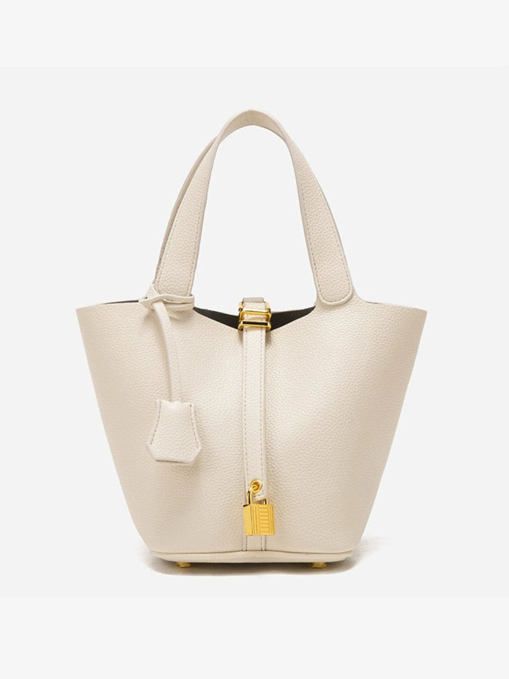 Women's Classic Leather Bucket Bag