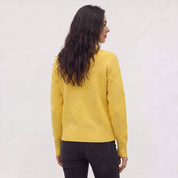 Women's Classic Cable Knit Turtleneck Sweater