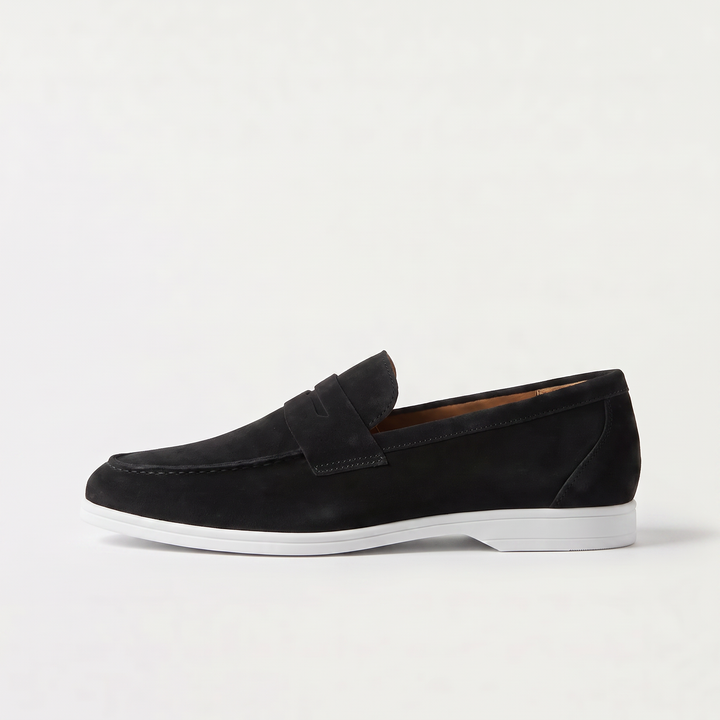 Men's Classic Leather Slip-On Loafers