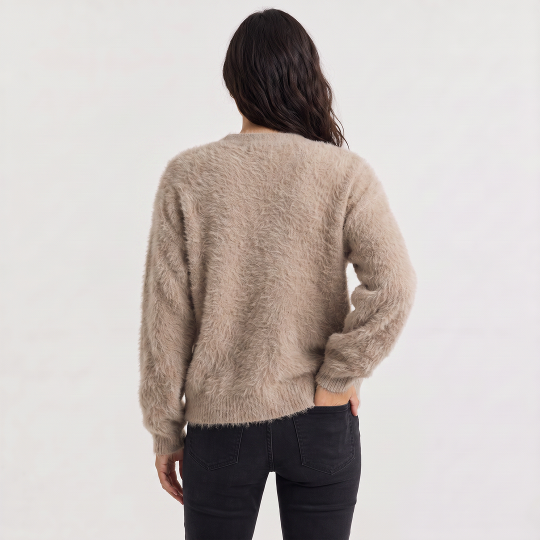 Women's Casual Button-Front Knit Cardigan