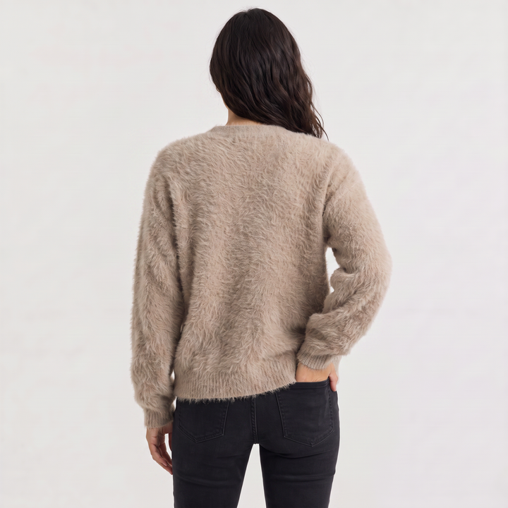 Women's Casual Button-Front Knit Cardigan