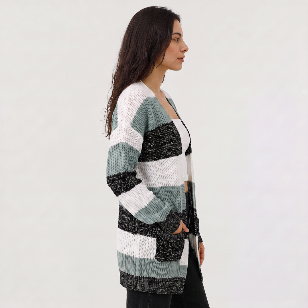 Women's Lightweight Knit Open-Front Cardigan
