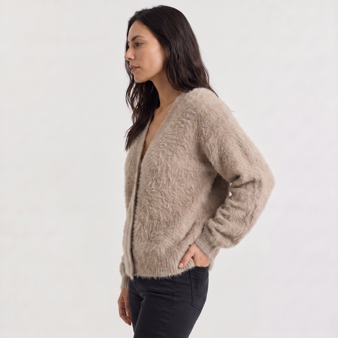 Women's Casual Button-Front Knit Cardigan