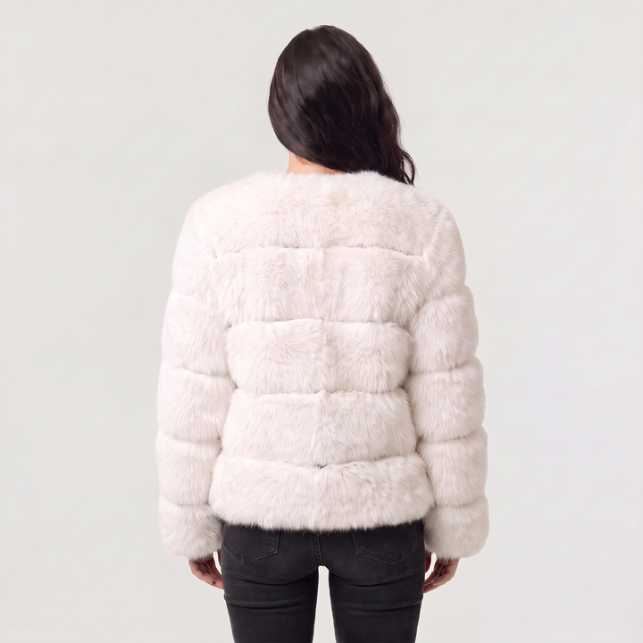 Women's Stylish Faux Fur Fluffy Jacket