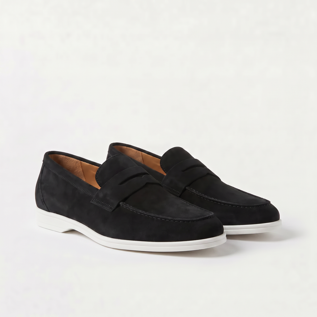 Men's Classic Leather Slip-On Loafers