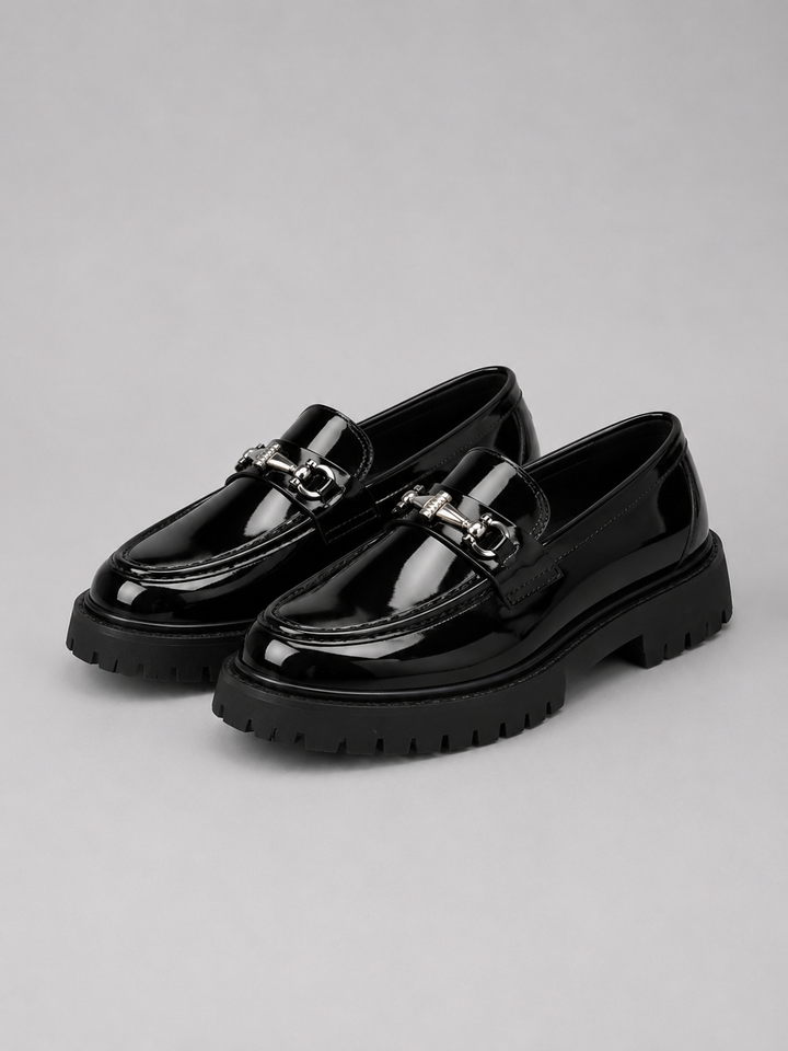 Men's Classic Leather Chunky Sole Loafers