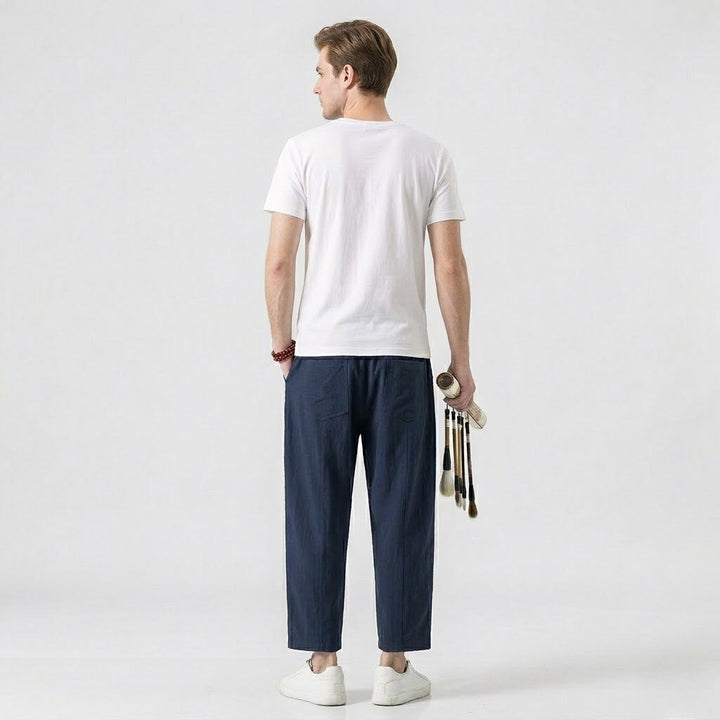 Men's Casual Cotton Comfortable Trousers