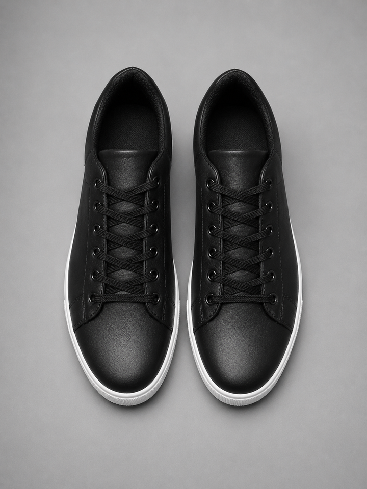 Men's Casual Leather Trainers Sneakers